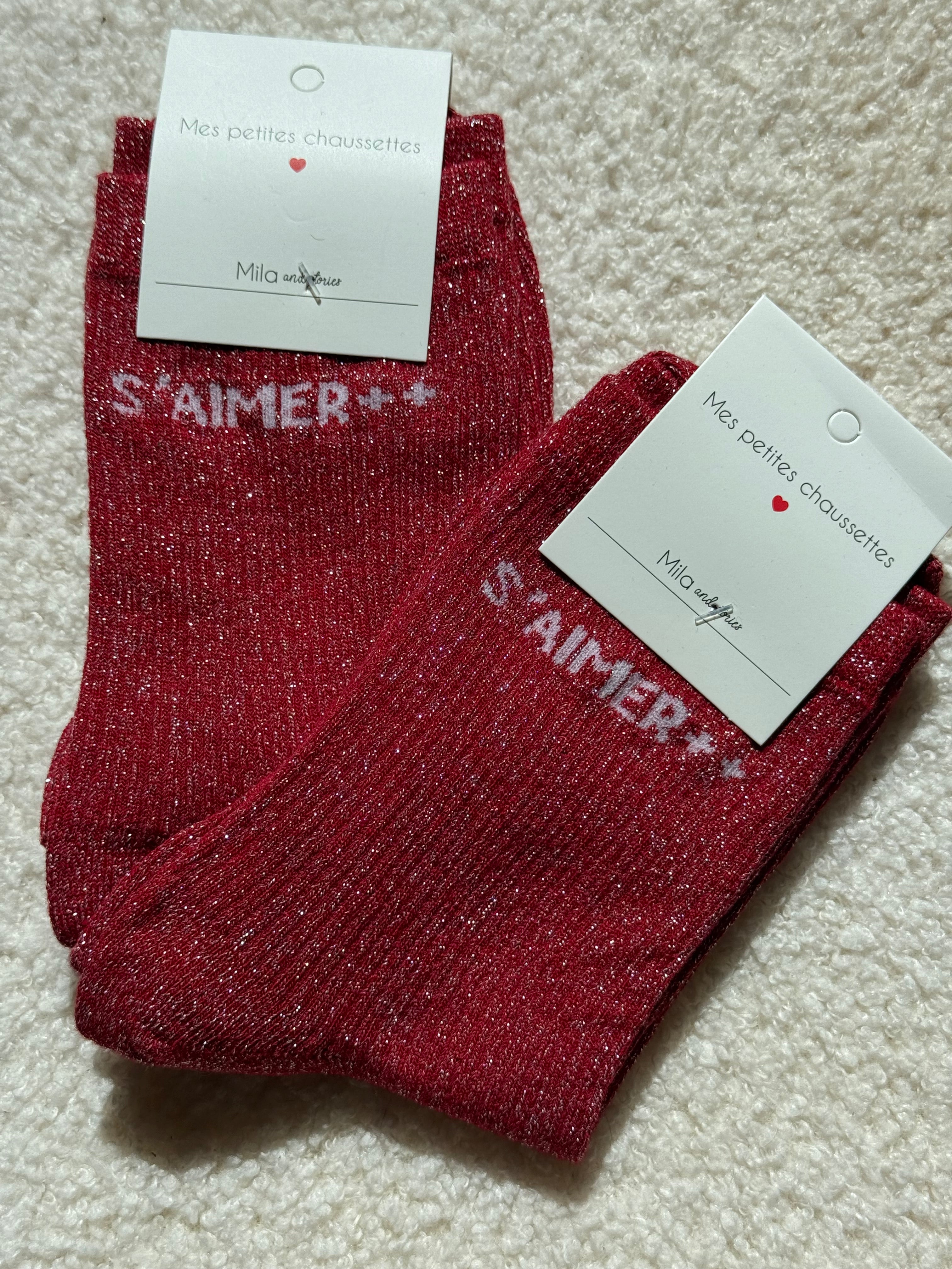 Chaussette à paillette