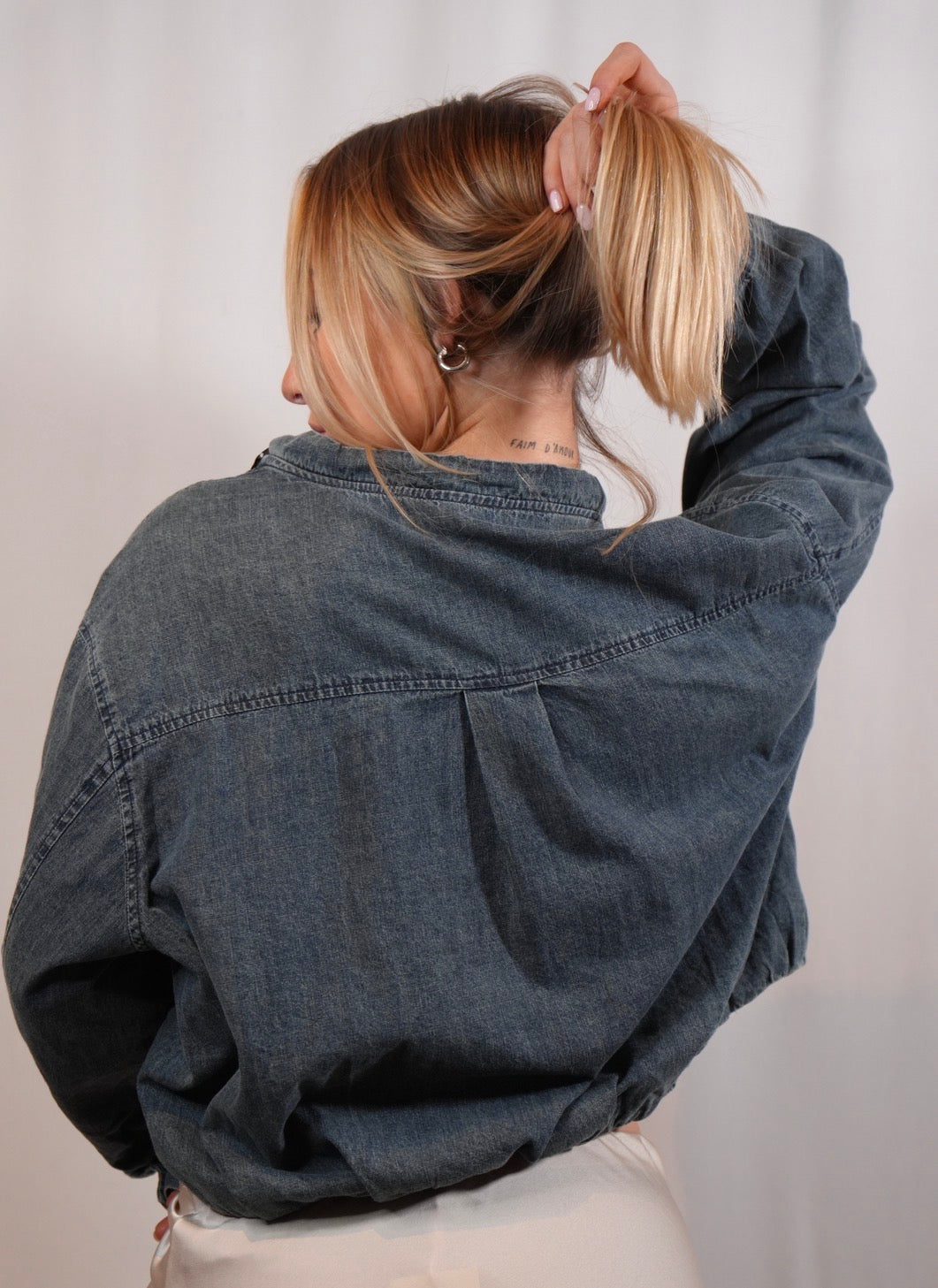 Blouse en jean MIA