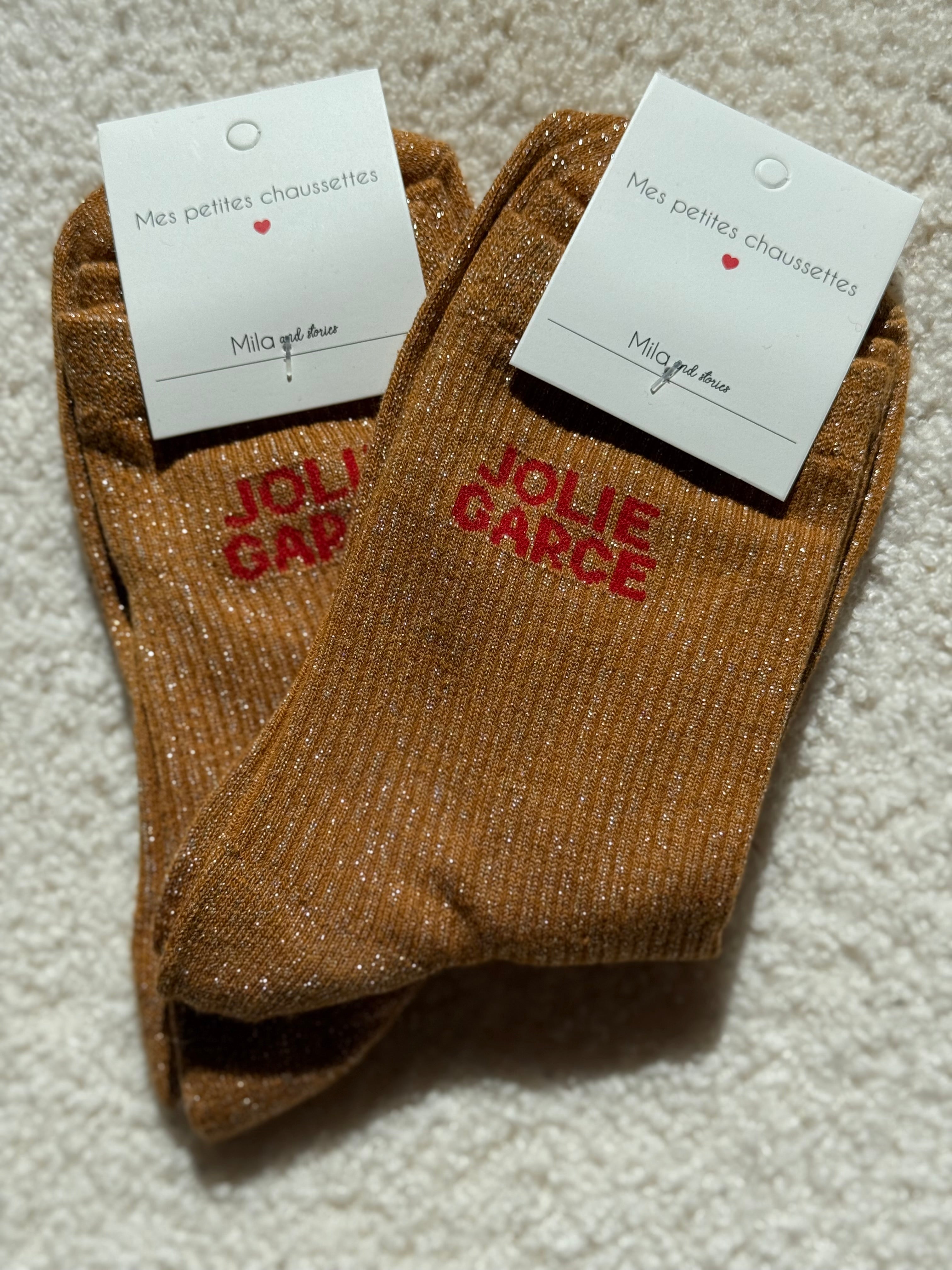 Chaussette à paillette