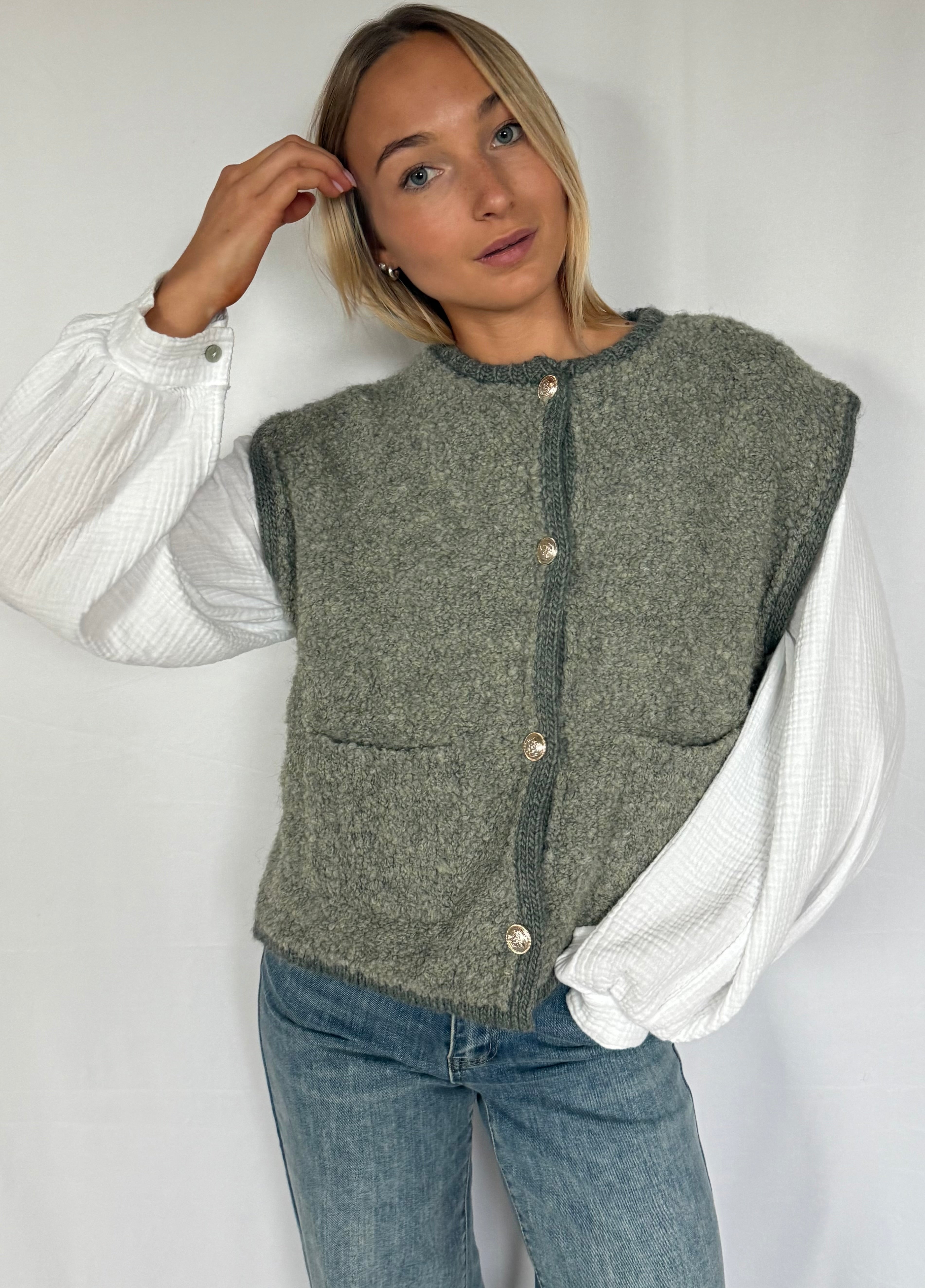 Pull sans manche KANIA