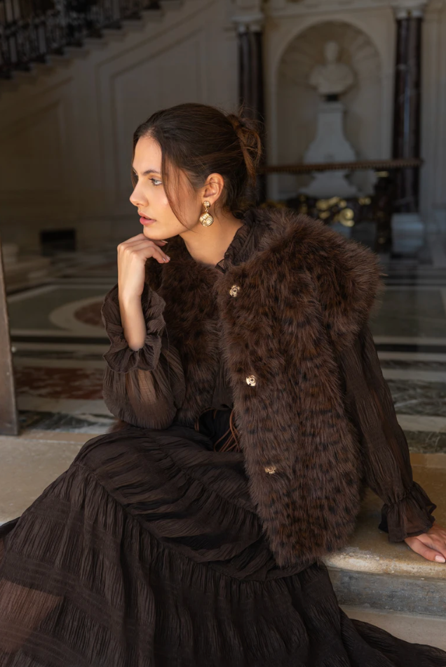 Manteau fourrure CHOCO