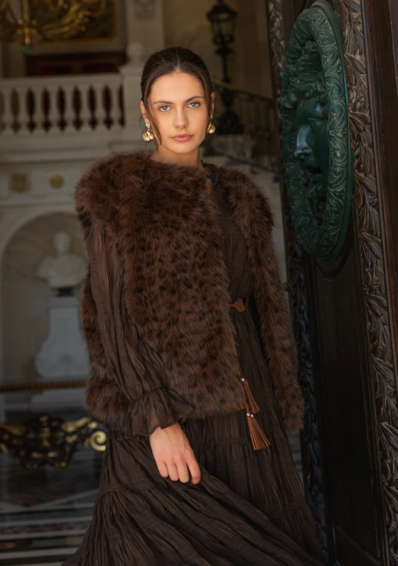 Manteau fourrure CHOCO