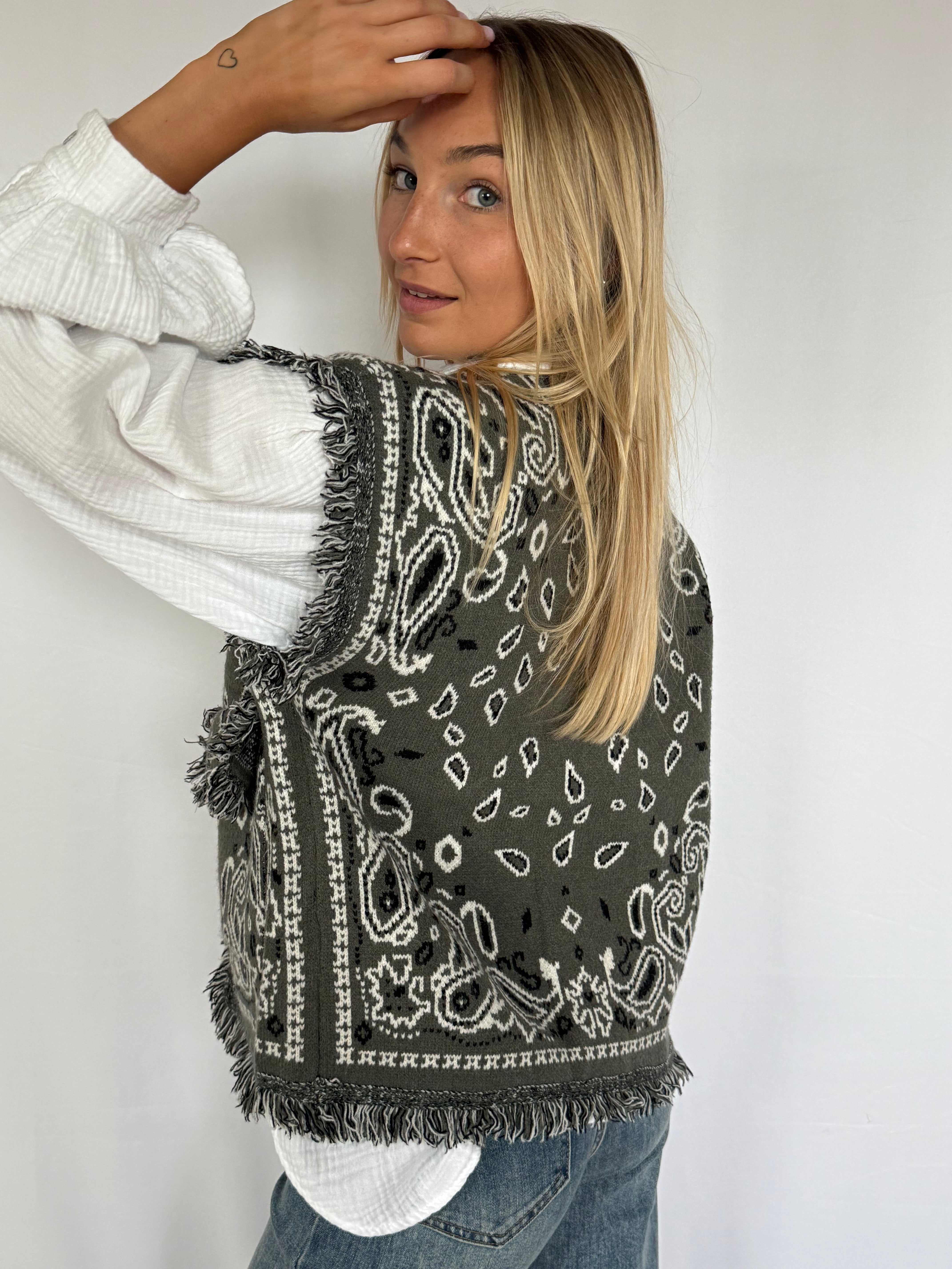 Gilet sans manche PAISLEY