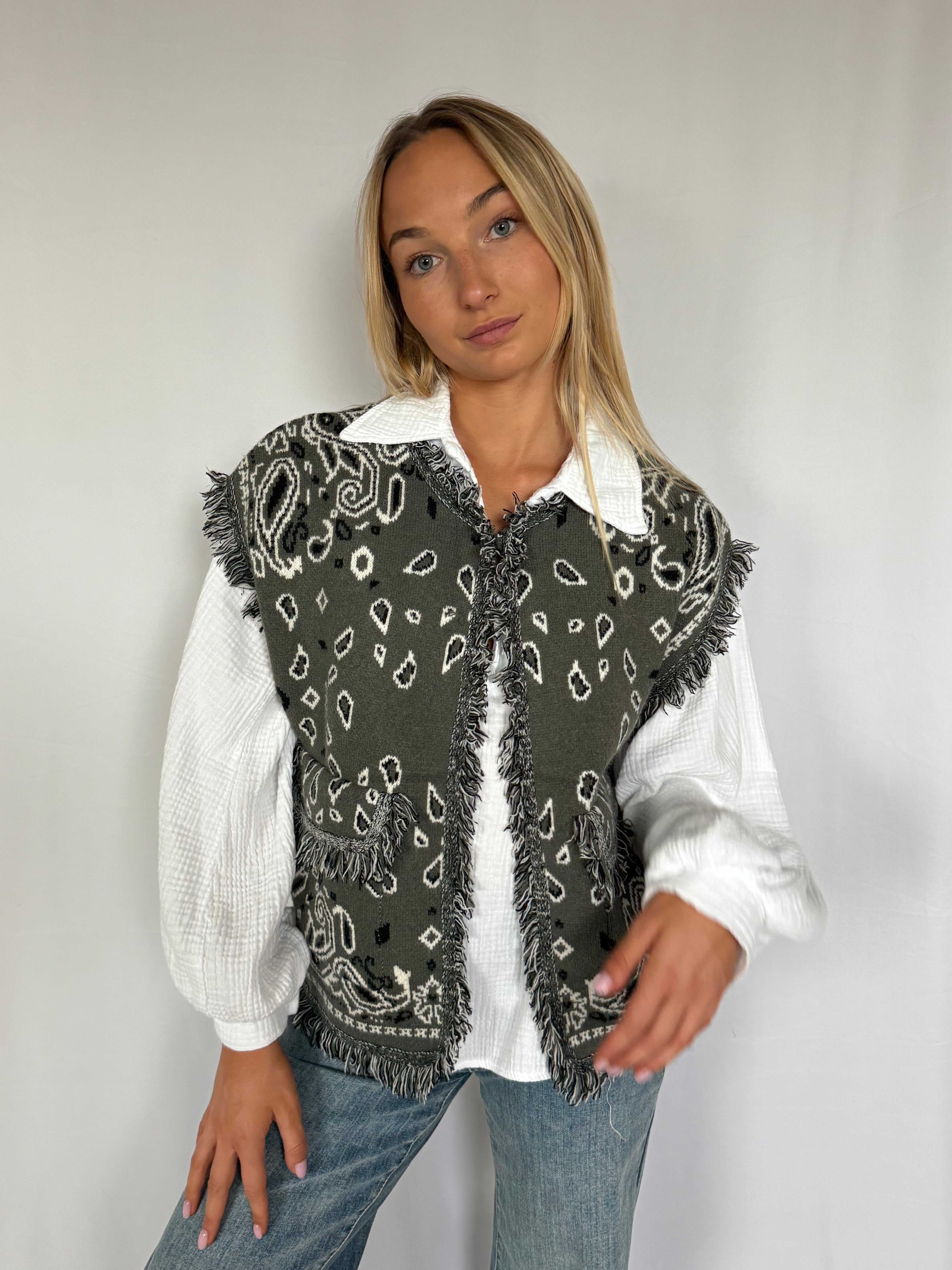 Gilet sans manche PAISLEY