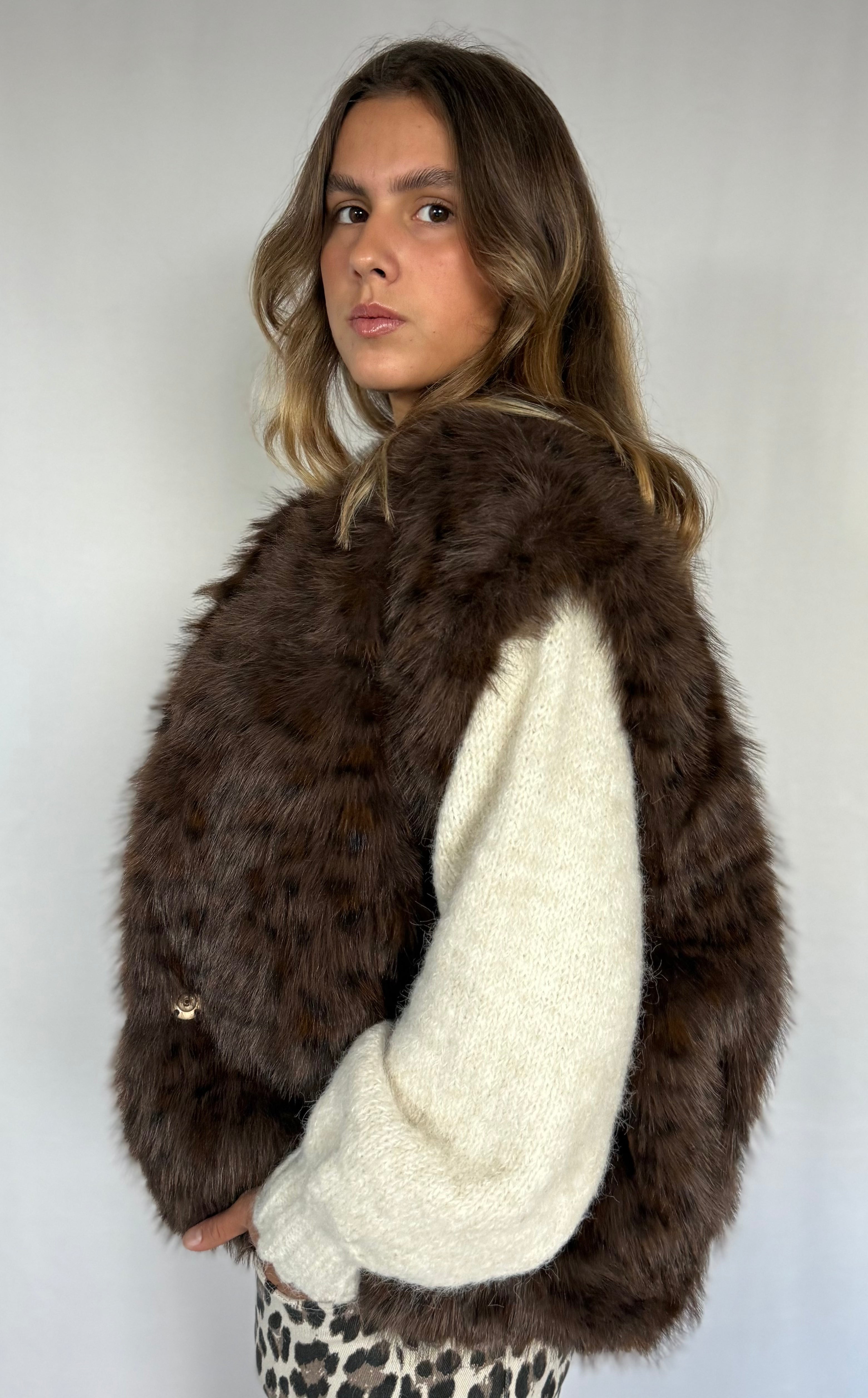 Manteau fourrure CHOCO