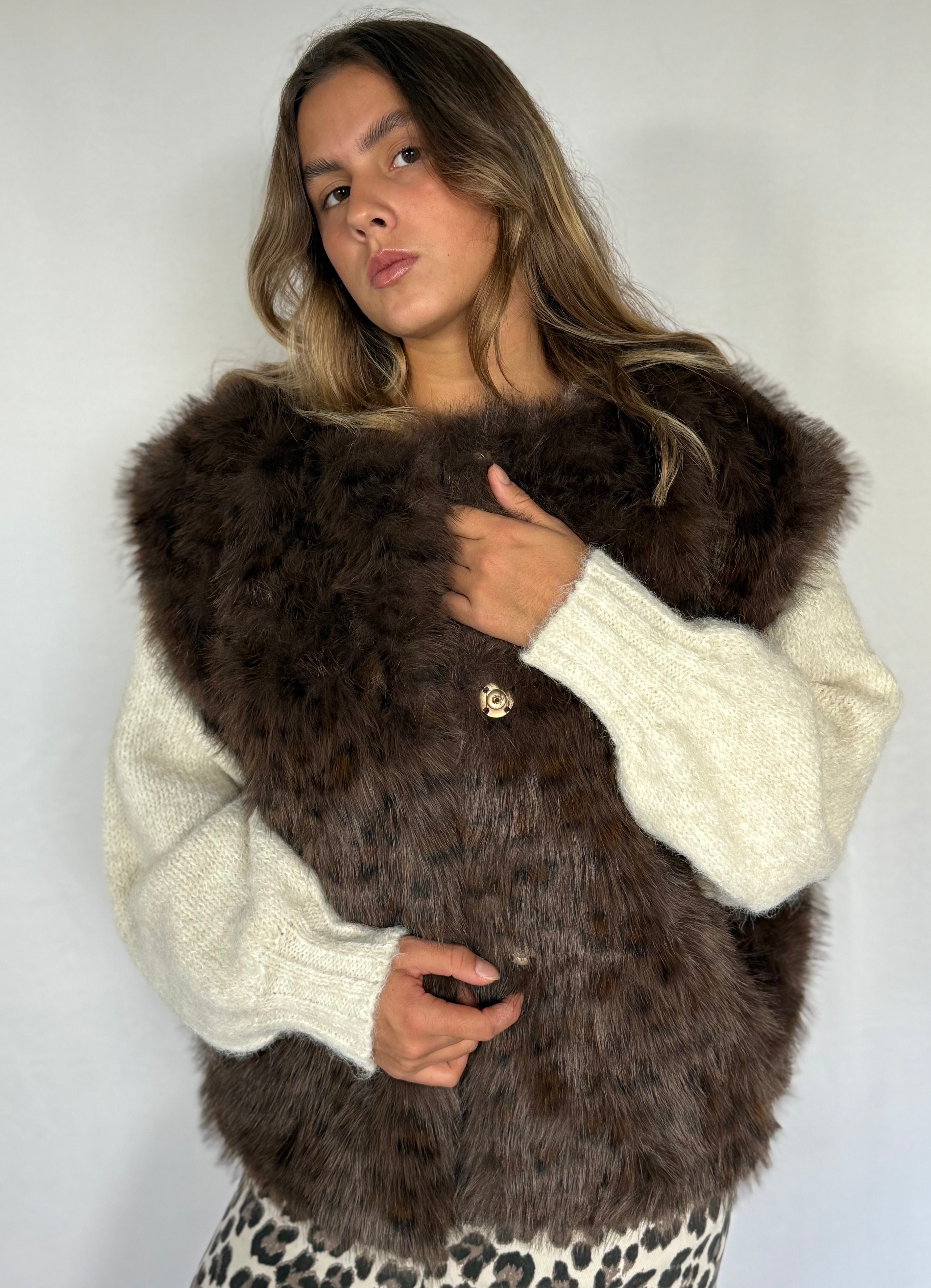 Manteau fourrure CHOCO