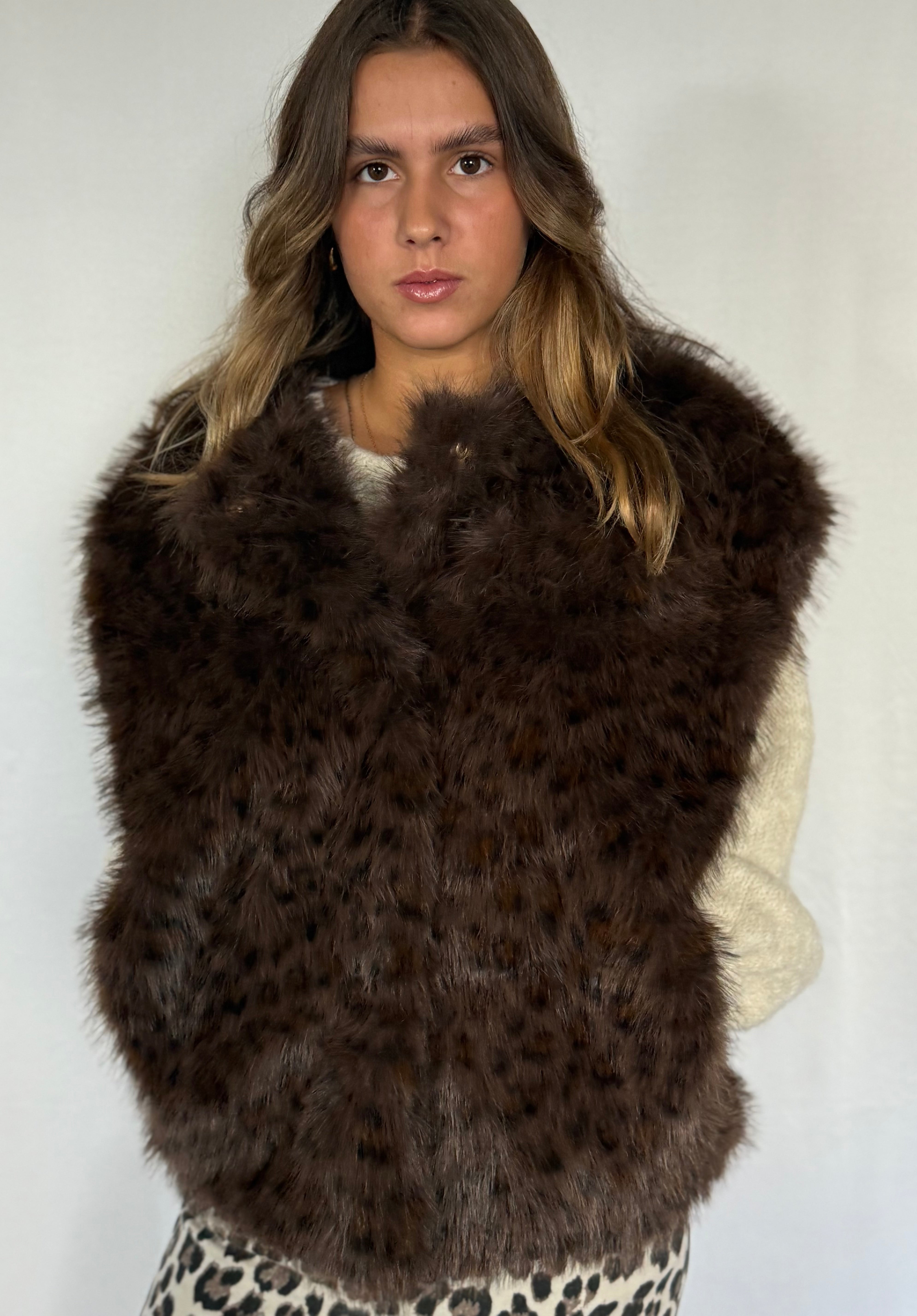 Manteau fourrure CHOCO