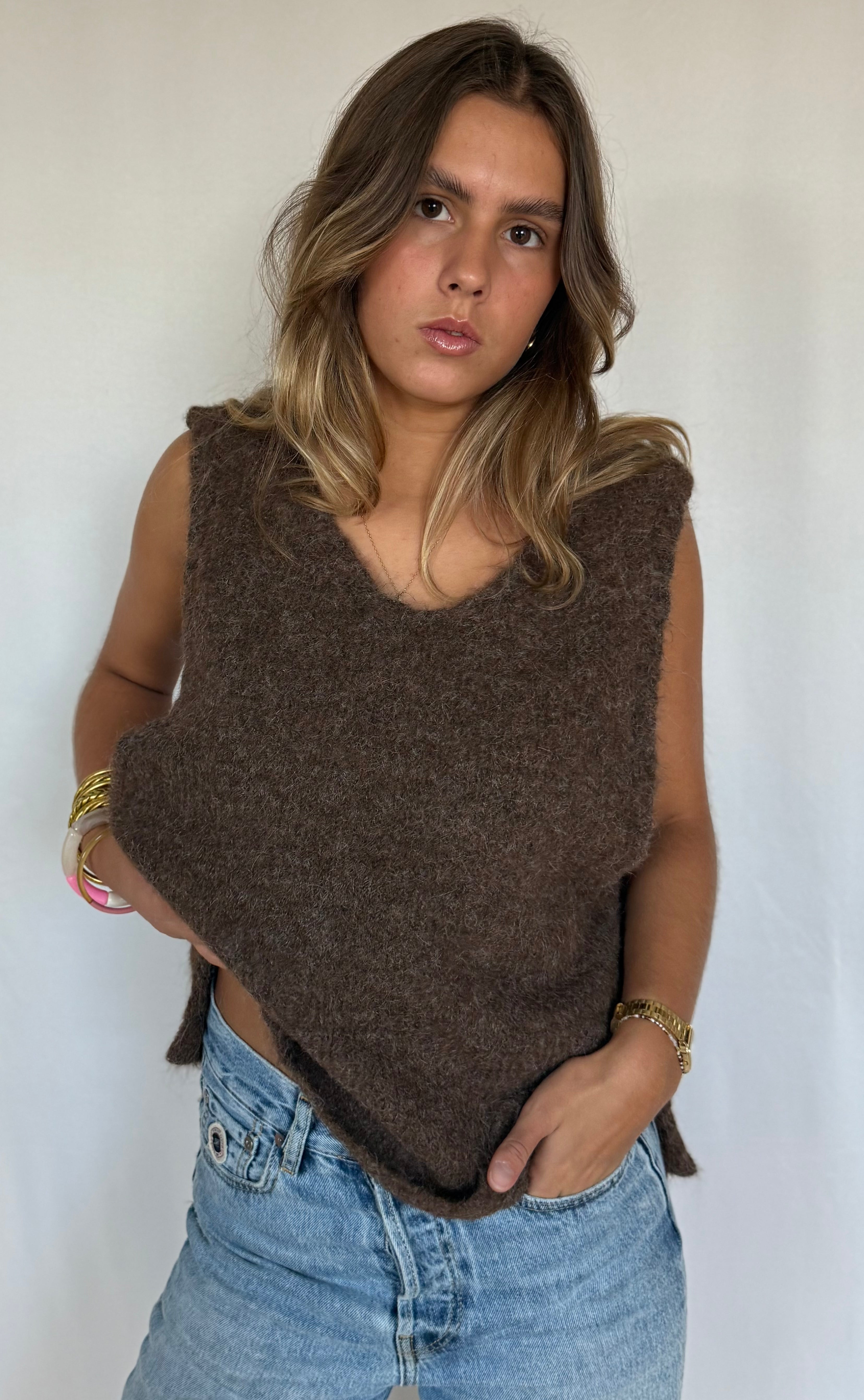 Pull sans manche NOYIA