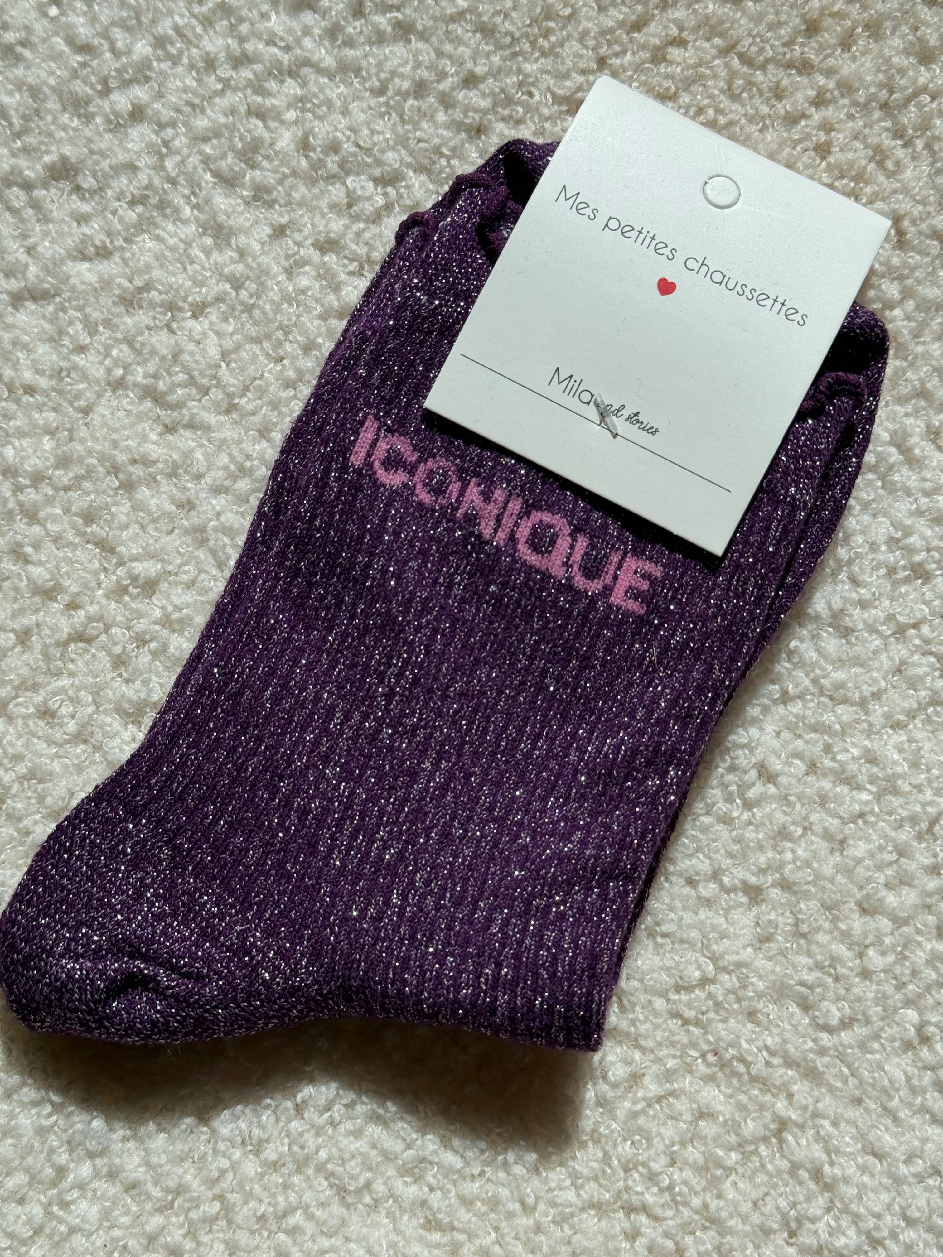 Chaussette à paillette