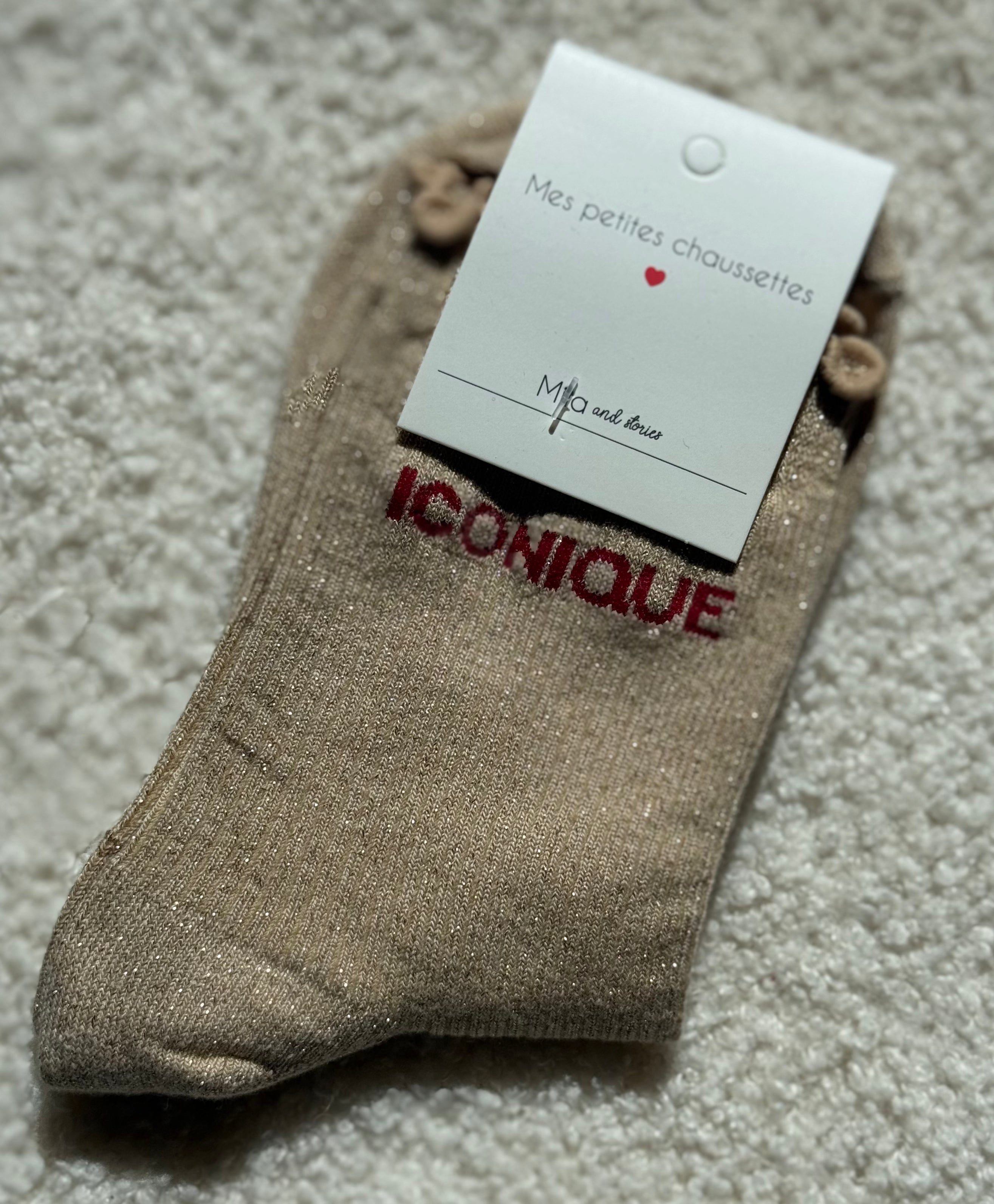 Chaussette à paillette