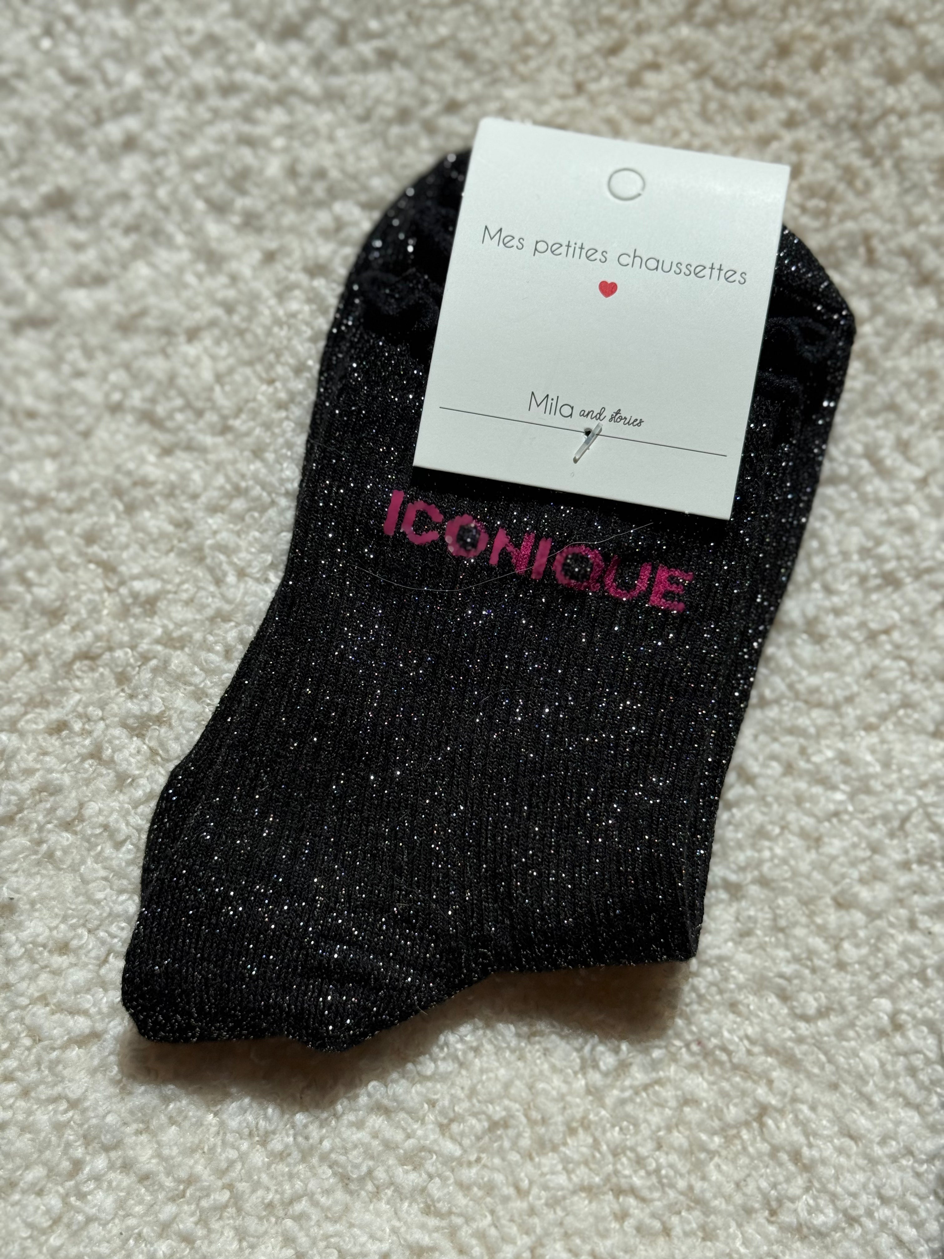 Chaussette à paillette