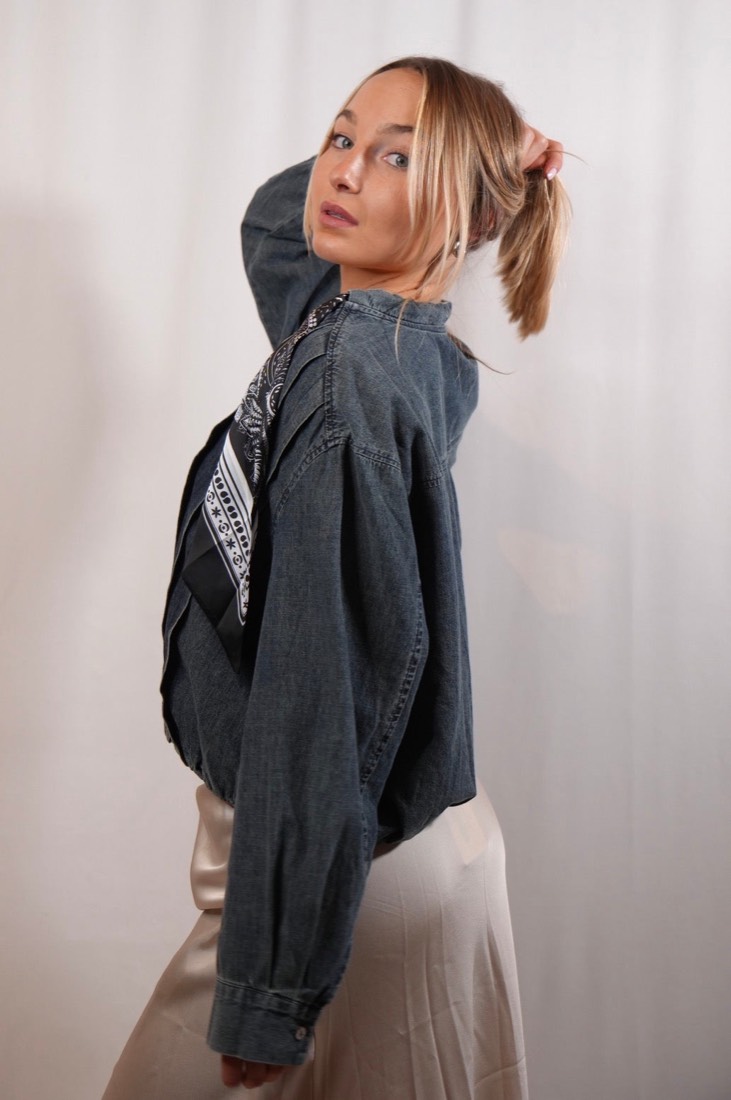 Blouse en jean MIA, photo 3