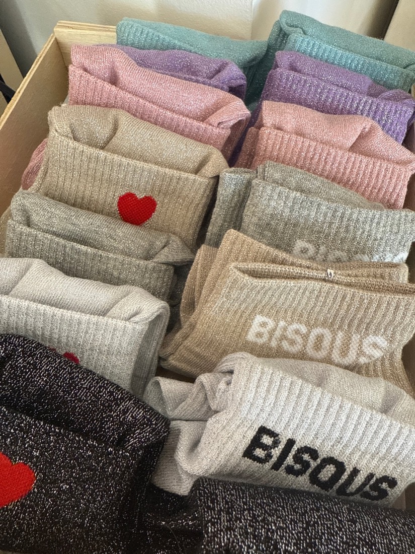 Chaussettes courtes à paillettes, photo 1