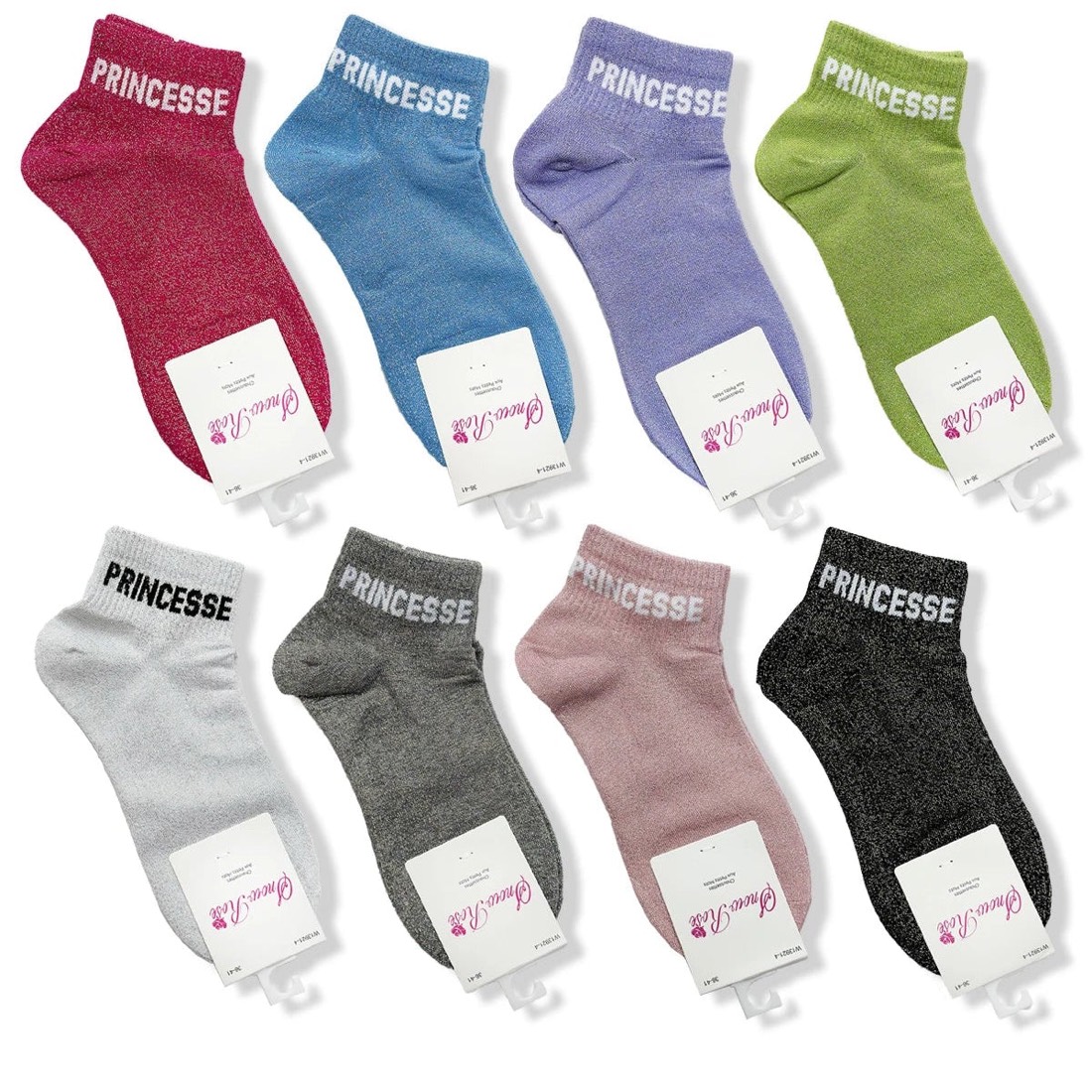 Chaussettes courtes à paillettes, photo 2