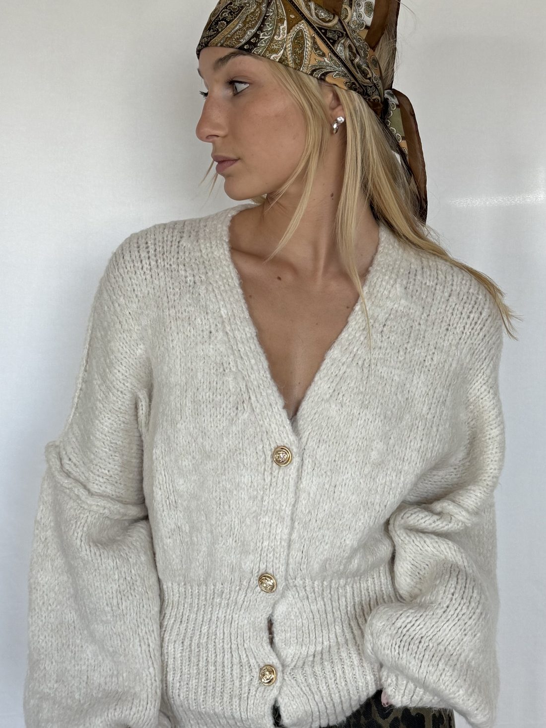 Gilet AURORE écru, photo 1