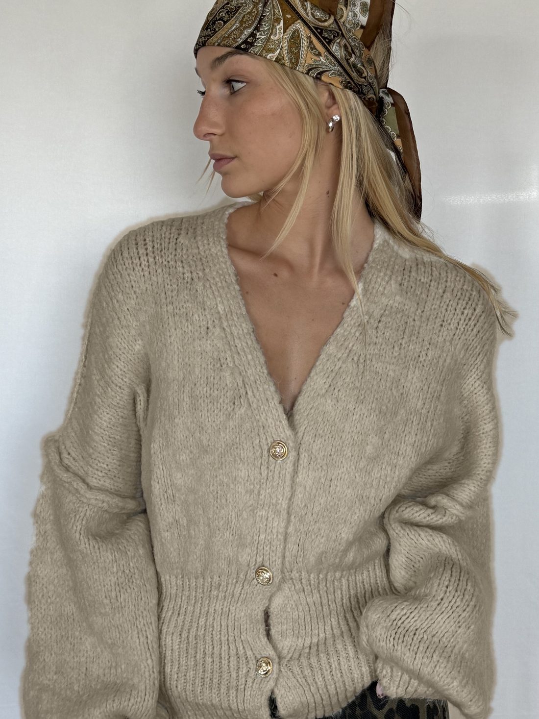 Gilet AURORE grège, photo 3