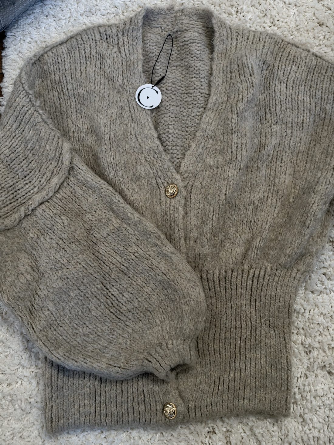 Gilet AURORE grège, photo 5